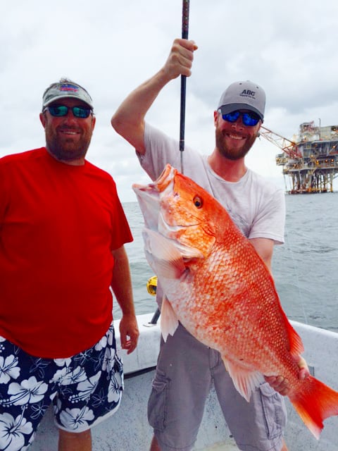 catching big fish from charter boat
