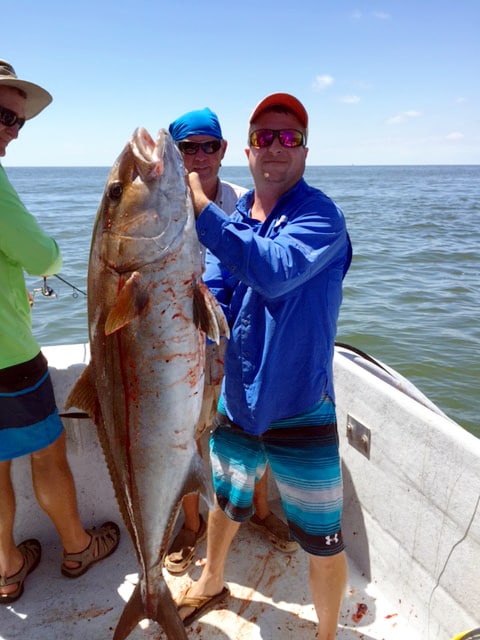 big fish caught from charter boat out of venice la