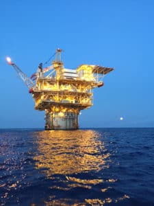 gulf fishing - oil rigs