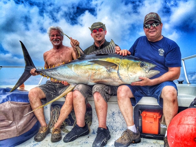 Huge fish caught during tuna fishing charter