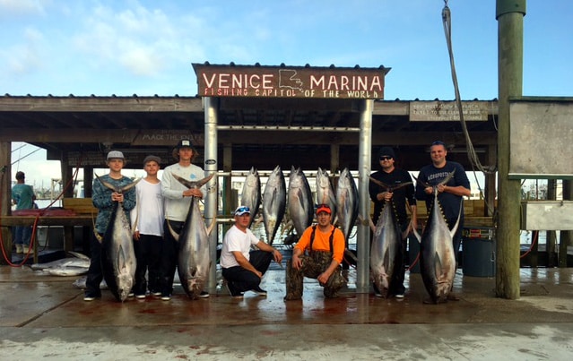 Offshore fishing charter out of venice la