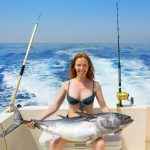 catching yellowfin tuna in the gulf of mexico