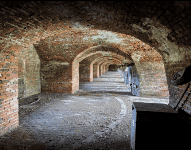 Inside the Battlements of Historic Fort Jackson