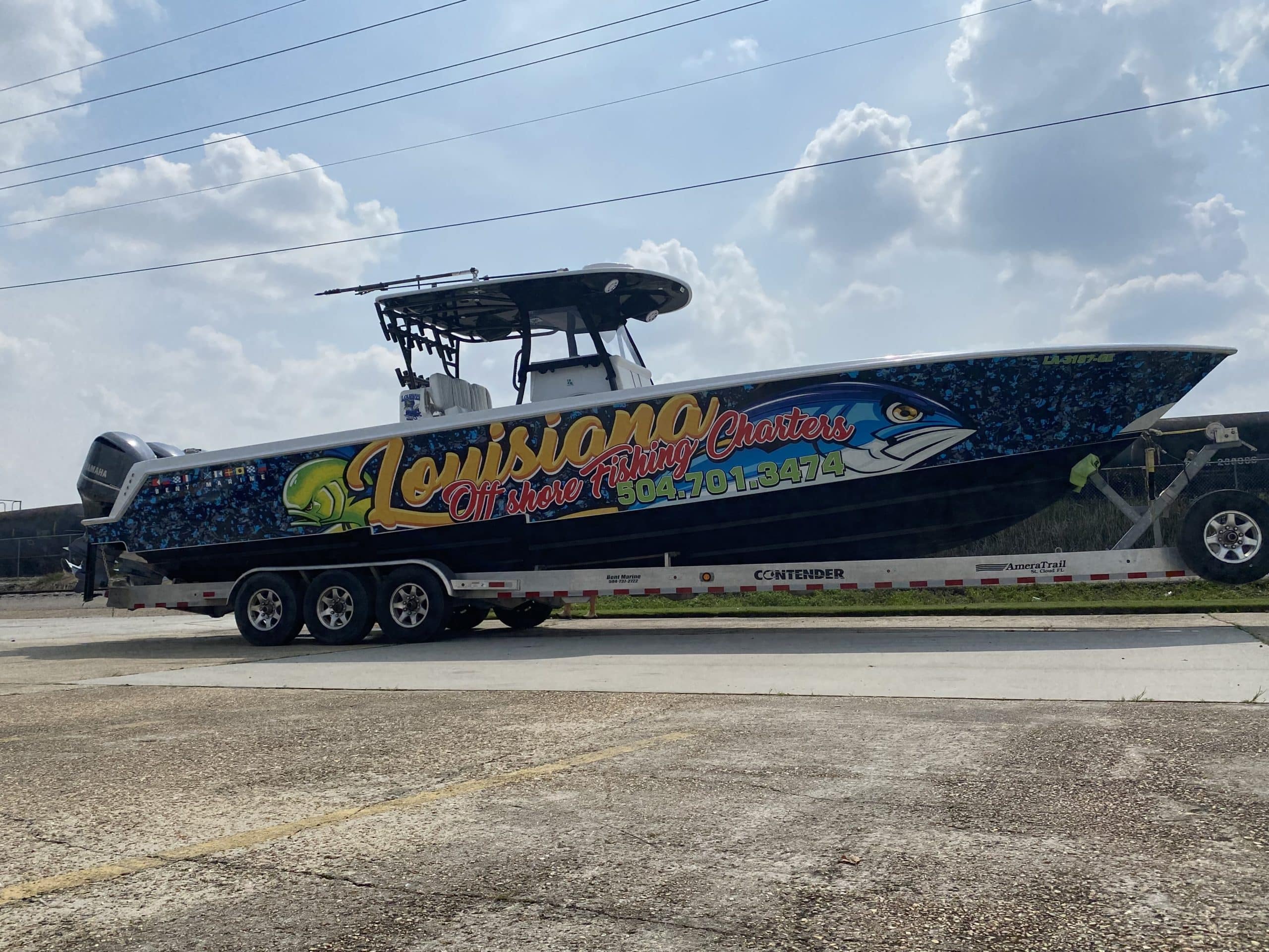39' offshore fishing boat