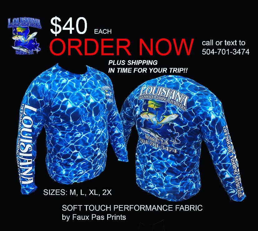 Louisiana fishing t-shirts