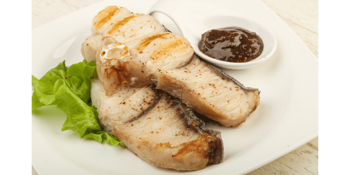 Grilled Shark Steaks