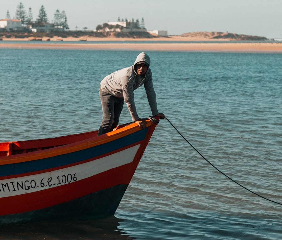 Offshore fishing boat